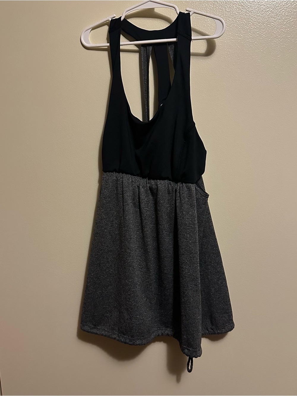 Champion Black & Charcoal Racerback tank top